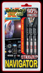 <b>Cuerpo:   90 % TUNGSTENO<br />Flechas:  RE-GROOVED<br />Aletas:    ARROWHEAD<br />CON ESTUCHE<br /></b> 